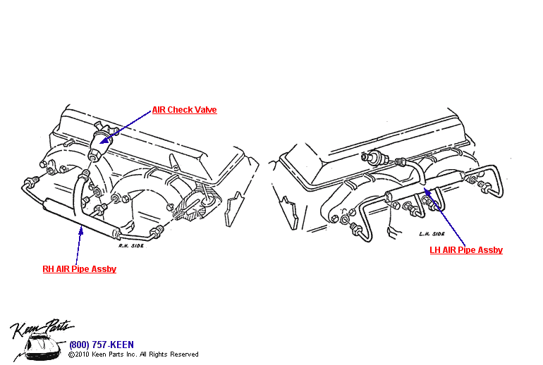 AIR Assembly Diagram for a 2019 Corvette