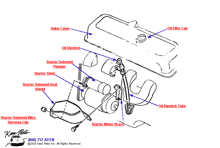 Engine Diagram for a 1993 Corvette