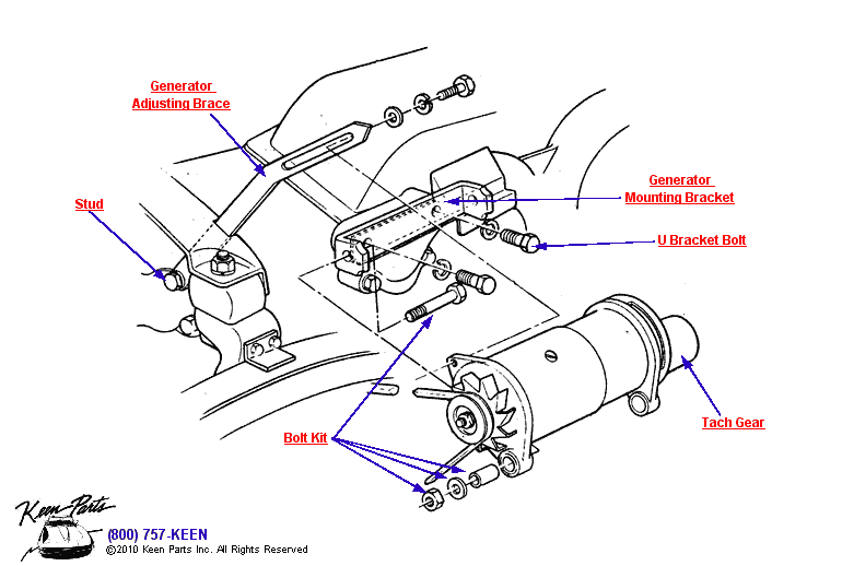 Generator Diagram for a 1964 Corvette