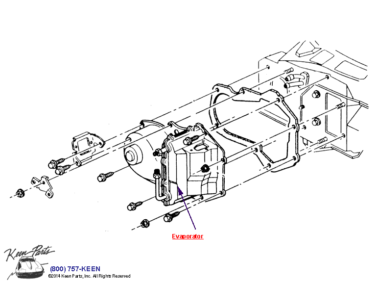 Air Conditioning System Diagram for a 2022 Corvette