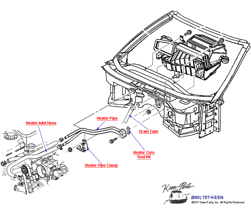  Diagram for a 1955 Corvette