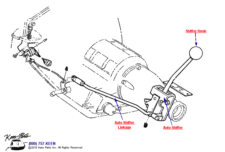 Automatic Transmission Diagram for a 2004 Corvette