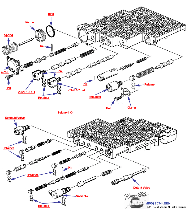 Automatic Transmission- Part 3 Diagram for a 2008 Corvette