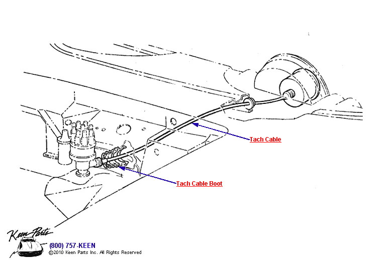 Fuel Injection Tach Diagram for a 2020 Corvette