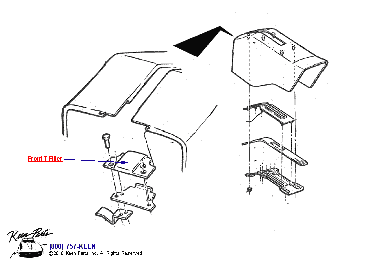 Rear Console Diagram for a 2024 Corvette