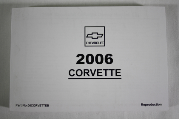 2006 Corvette 2006 Owner's Manual