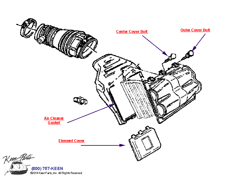 Dash Vents Diagram for a 1985 Corvette