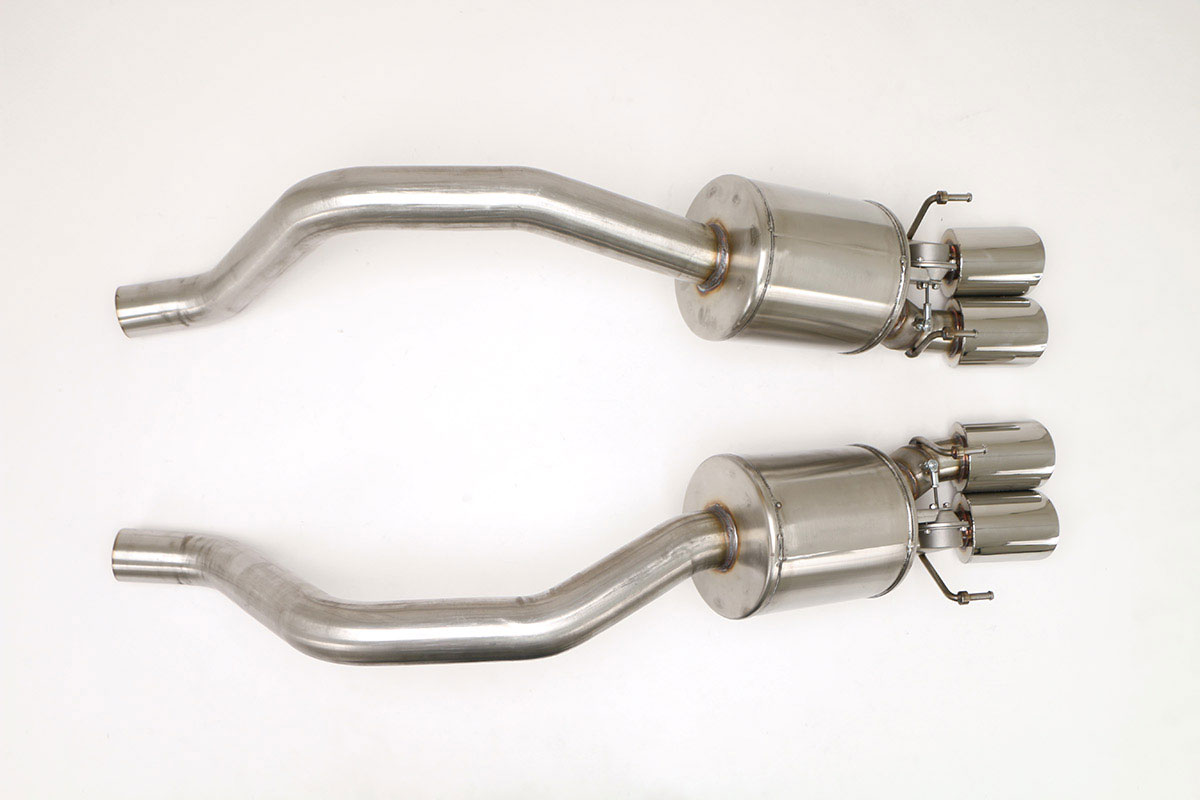 2006-2013 Corvette C6 Fusion Z06 Exhaust with Quad Round Tips