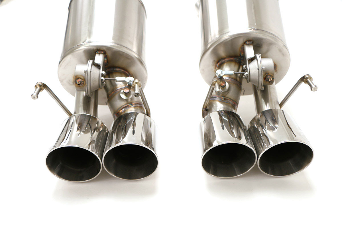 2006-2013 Corvette C6 Fusion Z06 Exhaust with Quad Round Tips