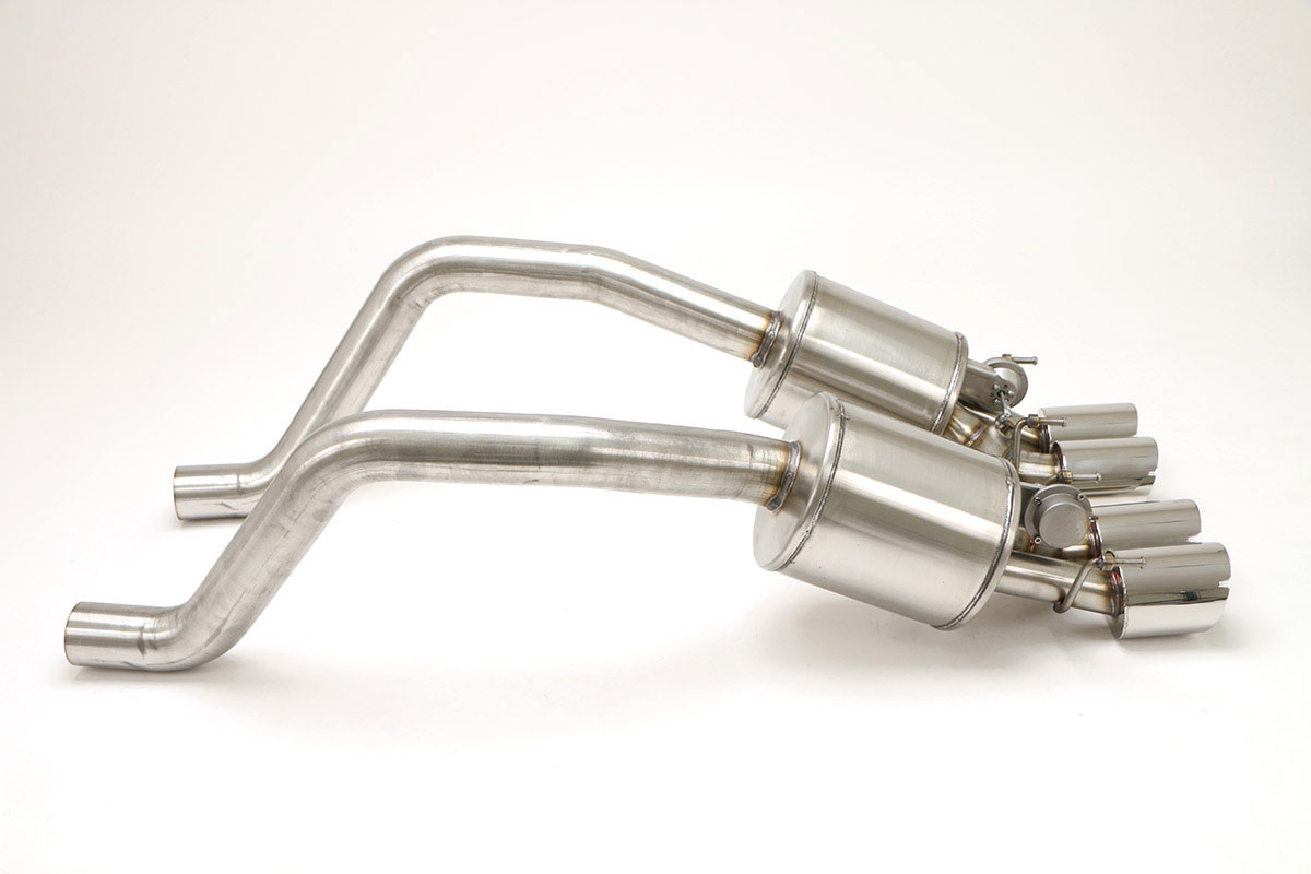 2006-2013 Corvette C6 Fusion Z06 Exhaust with Quad Round Tips