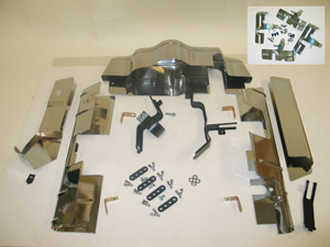 1956-1959 Corvette Ignition Shield Kit (without Fuel Injection)
