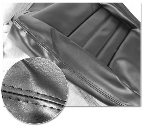 Corvette Leather-Like Seat Cover Set  (2 inch Side Panel)