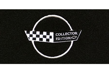 1994-1996 Corvette  Collector Edition Floor Mats without Pad TruVette with Embroidered Logo (Collector Edition)