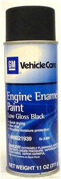 1953-2010 Corvette GM Black Engine Compartment Paint (11 Oz)