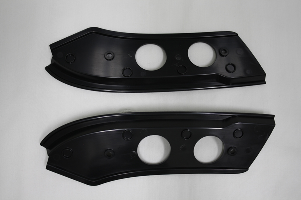 1984-1986 Corvette Roof Panel Front Latch Cover Plates- Pair (Trim Plates)