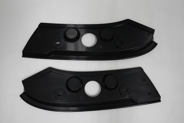 1986-1988 Corvette Roof Panel Front Latch Cover Plates - Pair (Trim Plates)