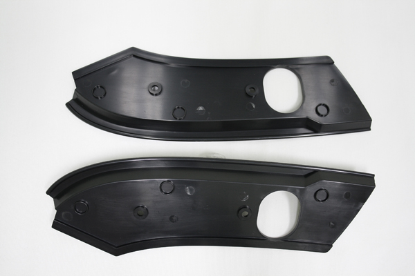 1986-1988 Corvette Roof Panel Front Latch Cover Plates- Pair Convertible (Trim Plates)