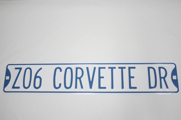 2001-2010 Corvette Z06 Corvette Drive Street Sign 01-10
